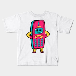 Indestructible 3310 Phone Super Robot Kids T-Shirt